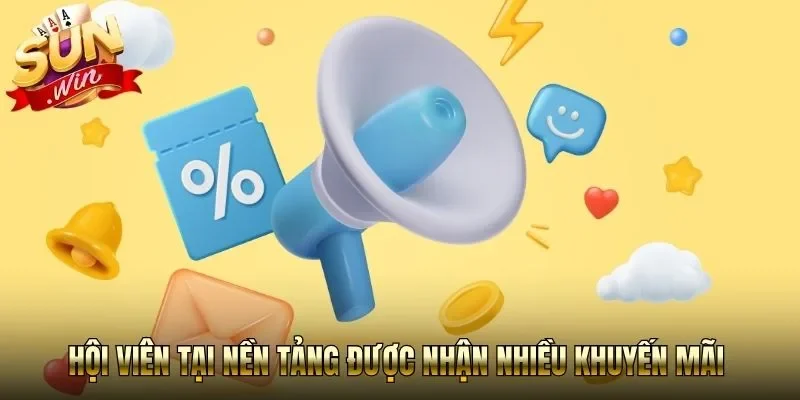 Hội viên tại nền tảng được nhận nhiều khuyến mãi 
