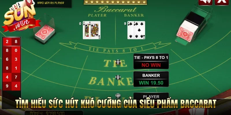 Tìm hiểu sức hút khó cưỡng của siêu phẩm Baccarat 